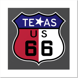 Route 66 Texas Posters and Art